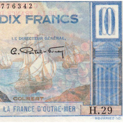 AEF - Pick 21 - 10 francs - Série H.29 - 1947 - Etat : SUP