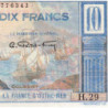 AEF - Pick 21 - 10 francs - Série H.29 - 1947 - Etat : SUP