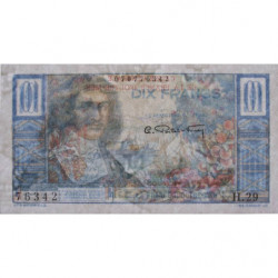 AEF - Pick 21 - 10 francs - Série H.29 - 1947 - Etat : SUP