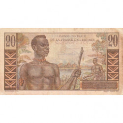 AEF - Pick 22 - 20 francs - Série N.11 - 1947 - Etat : TB