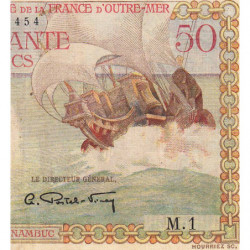 AEF - Pick 23 - 50 francs - Série M.1 - 1947 - Etat : TTB-