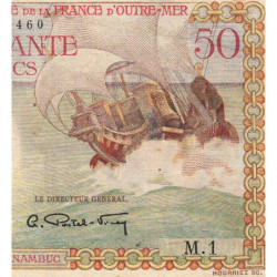 AEF - Pick 23 - 50 francs - Série M.1 - 1947 - Etat : TTB-
