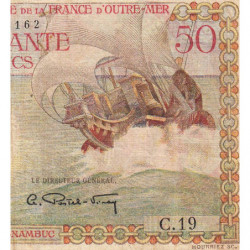 AEF - Pick 23 - 50 francs - Série C.19 - 1947 - Etat : TB