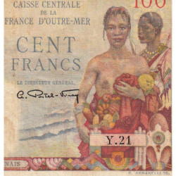 AEF - Pick 24 - 100 francs - Série Y.21 - 1947 - Etat : TTB-
