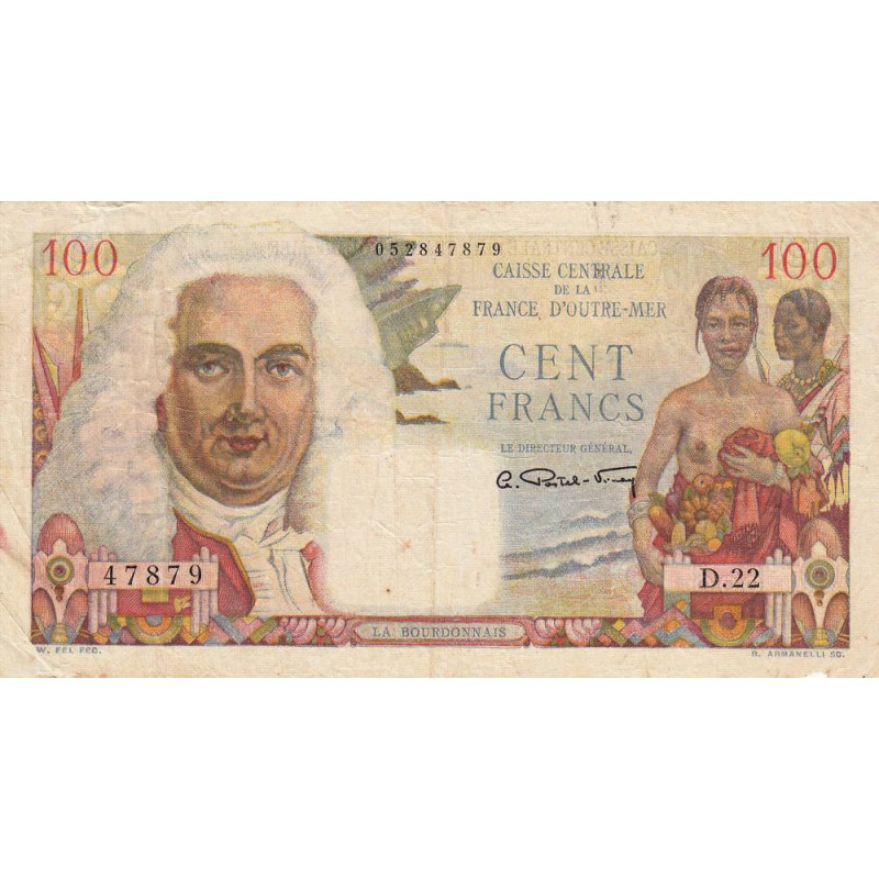 AEF - Pick 24 - 100 francs - Série D.22 - 1947 - Etat : TTB-