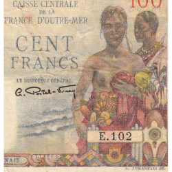 AEF - Pick 24 - 100 francs - Série E.102 - 1947 - Etat : TTB-