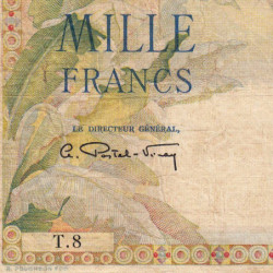 AEF - Pick 26 - 1'000 francs - Série T.08 - 1947 - Etat : TB