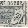 Auch (Gers) - Pirot 15-1 - 50 centimes - Série C - 18/11/1914 - Etat : SPL