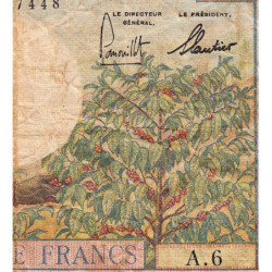 AEF - Pick 31 - 50 francs - Série A.6 - 1957 - Etat : B+