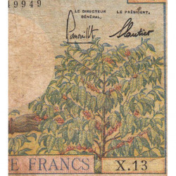 AEF - Pick 31 - 50 francs - Série X.13 - 1957 - Etat : B+