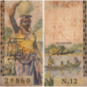AEF - Pick 32 - 100 francs - Série N.12 - 1957 - Etat : B-