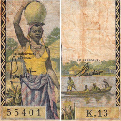 AEF - Pick 32 - 100 francs - Série K.13 - 1957 - Etat : B+