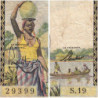 AEF - Pick 32 - 100 francs - Série S.19 - 1957 - Etat : TB