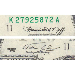 Etats Unis - Pick 461 - 2 dollars - Série K A - 1976 - Dallas - Etat : NEUF