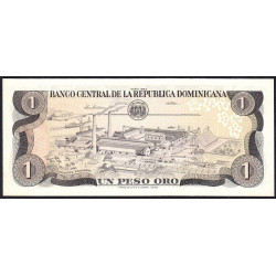 Rép. Dominicaine - Pick 126a1 - 1 peso oro - 1984 - Etat : NEUF