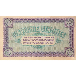 Chalon-sur-Saône, Autun, Louhans - Pirot 42-24 - 50 centimes - Série F 360 - 08/04/1920 - Etat : SUP