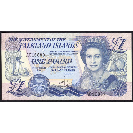 Falkland (îles) - Pick 13a - 1 pounds - Série A - 01/10/1984 - Etat : NEUF