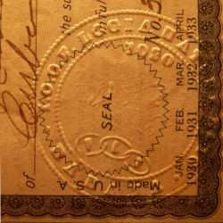Cuba - Franc-Maçonnerie - Loge Hatuey I.O.O.F. - Capitation 1 peso - 01/08/1932 - Etat : TB+
