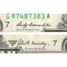 Etats Unis - Pick 449c - 1 dollar - Série G A - 1969 B - Chicago - Etat : TTB