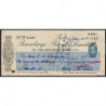 Grande-Bretagne - Chèque - Barclays - 1939 - Etat : TTB