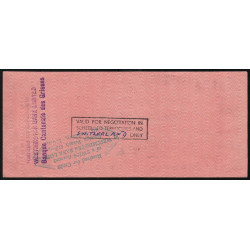 Grande-Bretagne - Chèque Voyage - Barclays - 5 pounds - 1951 - Etat : TTB+
