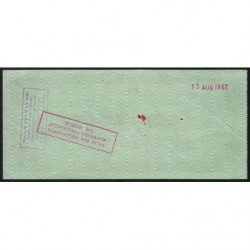 Grande-Bretagne - Chèque Voyage - Barclays - 10 pounds - 1961 - Etat : SUP