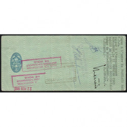 Grande-Bretagne - Burkina Faso - Chèque Voyage - Barclays - 10 pounds - 1962 - Etat : TTB