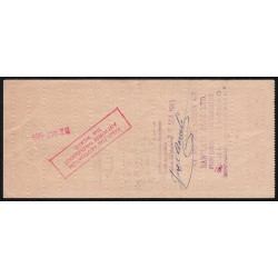 Grande-Bretagne - Chèque Voyage - Barclays - 20 pounds - 1963 - Etat : SUP