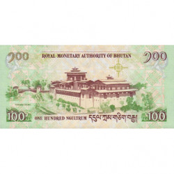 Bhoutan - Pick 35 - 100 ngultrum - Série RW - 2011 - Billet commémoratif - Etat : NEUF