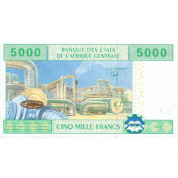 Cameroun - Afrique Centrale - Pick 209Ue - 5'000 francs - 2002 (2017) - Etat : NEUF
