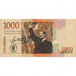 Colombie - Pick 456t - 1'000 pesos - Sans série - 19/08/2015 - Etat : NEUF