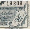 Auch (Gers) - Pirot 15-1 - 50 centimes - Série E - 18/11/1914 - Etat : SPL
