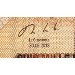 Rép. Démocr. du Congo - Pick 102b - 5'000 francs - Série R J - 30/06/2013 - Etat : NEUF