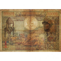 Centrafrique - Afrique Equatoriale - Pick 7 - 10'000 francs - Série B.1 - 1968 - Etat : TB