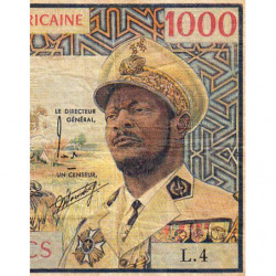 Centrafrique - Pick 2 - 1'000 francs - Série L.4 - 1974 - Etat : TB-