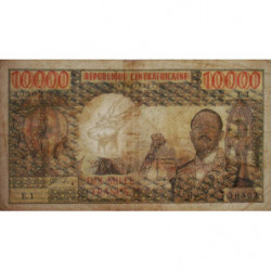Centrafrique - Pick 8 - 10'000 francs - Série E.1 - 1978 - Etat : TB-