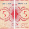 AEF - France Outre-Mer - Pick 15a - 5 francs - Rarissime série AE - 02/02/1944 - Etat : TTB