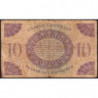 AEF - France Outre-Mer - Pick 16a_5 - 10 francs - Rarissime série FH - 02/02/1944 - Etat : B