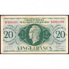 AEF - France Outre-Mer - Pick 17b - 20 francs - Rarissime série LE - 02/02/1944 - Etat : TTB