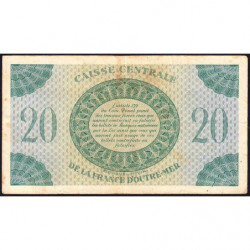 AEF - France Outre-Mer - Pick 17b_1 - 20 francs - Rarissime série LE - 02/02/1944 - Etat : TTB