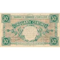 Chartres (Eure-et-Loir) - Pirot 45-1 - 50 centimes - 01/10/1915 - Etat : TTB