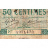 AEF - Pick 1a_3 - 50 centimes - 1917 - Etat : B