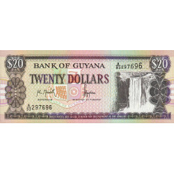 Guyana - Pick 30a - 20 dollars - Série A/93 - 16/09/1996 - Etat : NEUF