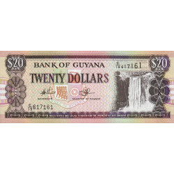 Guyana - Pick 30e_1 - 20 dollars - Série C/19 - 2010 - Etat : NEUF