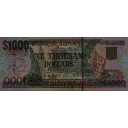 Guyana - Pick 35_2 - 1'000 dollars - Série A/56 - 16/12/1999 - Etat : NEUF