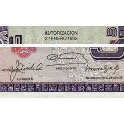 Guatémala - Pick 74c - 5 quetzales - 22/01/1992 - Série DC - Etat : NEUF