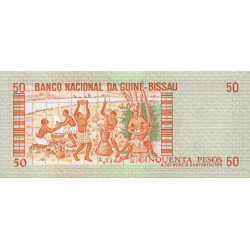 Guinée Bissau - Pick 5 - 50 pesos - Série C/1 - 28/02/1983 - Etat : NEUF
