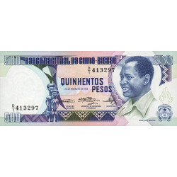 Guinée Bissau - Pick 7 - 500 pesos - Série D/1 - 28/02/1983 - Etat : NEUF