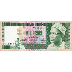 Guinée Bissau - Pick 8b - 1'000 pesos - 24/09/1978 (1983) - Etat : NEUF