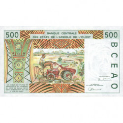 Guinée Bissau - Pick 910Sc - 500 francs - 1998 - Etat : NEUF